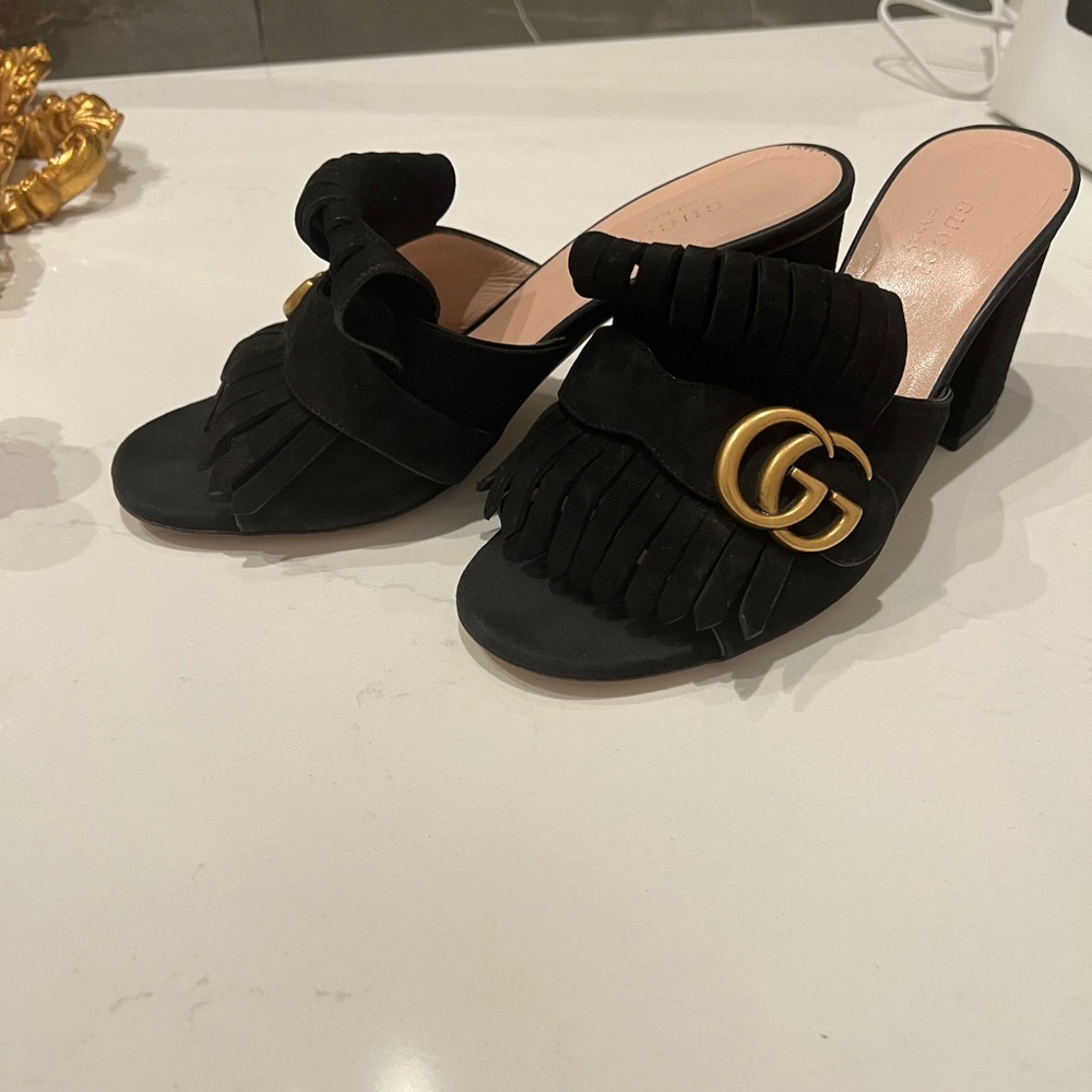 Women's Double G slide sandal. Authentic